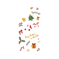 iPhone 15 Clear  懶散兔與啾先生 About Christmas