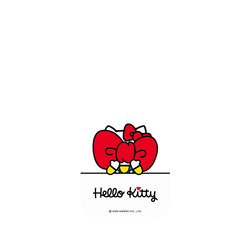 iPhone 15 Pro Clear Case (MagSafe 兼容)  Hello Kitty 遮臉系列-大大蝴蝶結