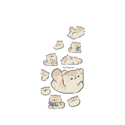 Galaxy A56 Clear Case (MagSafe 兼容)  flyffustar 毛絨絨星人 Bobo的每一刻