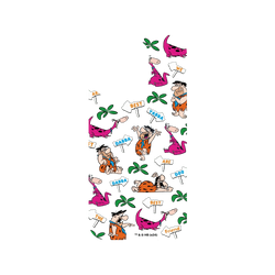 犀牛盾Clear Case防摔背蓋手機殼 - iPhone 15 Pro - 【聯名設計款】 - 摩登原始人 The Flintstones - 摩登原始人 - The Best Friends