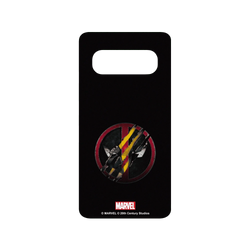 犀牛盾SolidSuit手機殼 - Samsung Galaxy S10 (4G) - 【聯名設計款】 - 迪士尼-漫威 Marvel - 死侍與金鋼狼-Logo