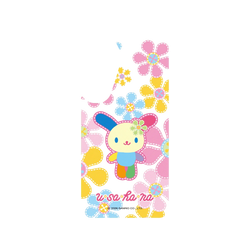 Galaxy S25 Clear  花小兔 刺繡花朵