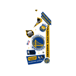 Galaxy S26+ Clear Case (MagSafe 兼容)  NBA 拼貼系列-金州勇士 Golden State Warriors - Collage