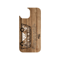 iPhone 15 Clear Case (MagSafe 兼容)  KID VINTAGE 旅行麵包車款