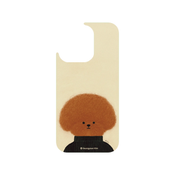 iPhone 14 Pro Clear Case (MagSafe 兼容)  Seungyoun Kim 黑衣小狗 Pingu Kim