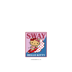 iPhone 17 Clear Case（相機按鈕）  Hello Kitty 衝浪海報