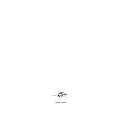 磁吸水壺 AquaStand 不鏽鋼 700cc - 無吸管 火影忍者疾風傳 LOGO系列-木葉忍村-黑