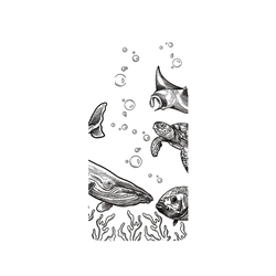 犀牛盾SolidSuit手機殼 - Huawei P30 Lite - 【聯名設計款】 - MYMY REVERZ TATTOO - 海底世界