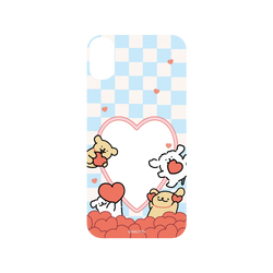 iPhone XR SolidSuit  線條小狗 愛心棋盤格