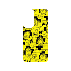 Samsung Galaxy S23+ 犀牛盾SolidSuit (MagSafe 兼容)聯名設計款防摔背蓋手機殼 Minions - Minions - Yellow Wall