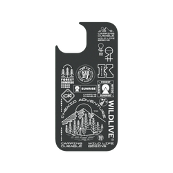 iPhone 15 Clear Case (MagSafe 兼容)  KID KID野人2023 視覺合集