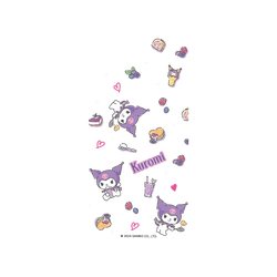 犀牛盾Clear 防摔背蓋手機殼 - iPhone 17e - 【聯名設計款】 - 三麗鷗-酷洛米 Kuromi - 下午茶時間