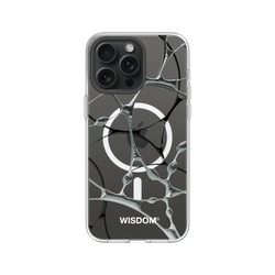 犀牛盾Clear (MagSafe 兼容)防摔背蓋手機殼 - iPhone 15 Pro Max - 【聯名設計款】 - WISDOM - SILK
