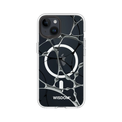 犀牛盾Clear (MagSafe 兼容)防摔背蓋手機殼 - iPhone 14 - 【聯名設計款】 - WISDOM - SILK