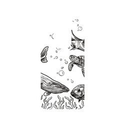 紅米 Note 9 (4G Global) SolidSuit  MYMY REVERZ TATTOO 海底世界