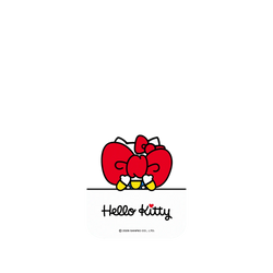 iPhone 14 Clear Case (MagSafe 兼容)  Hello Kitty 遮臉系列-大大蝴蝶結