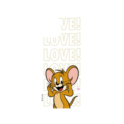 犀牛盾SolidSuit手機殼 - iPhone 13 - 【聯名設計款】 - 湯姆貓與傑利鼠 Tom and Jerry - 傑利鼠愛心