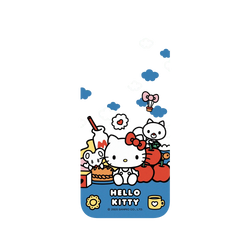 犀牛盾Clear (MagSafe 兼容)防摔背蓋手機殼 - iPhone 15 Pro - 【聯名設計款】 - Hello Kitty - 悠閒時光
