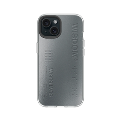 犀牛盾Clear Case防摔背蓋手機殼 - iPhone 15 - 【聯名設計款】 - WISDOM - SILVER TAG