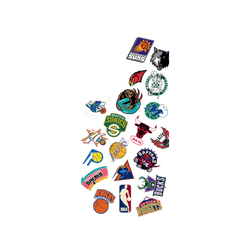Galaxy S25 Plus Clear Case (MagSafe 兼容)  NBA Hardwood classics Logos