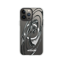 犀牛盾Clear (MagSafe 兼容)防摔背蓋手機殼 - iPhone 13 Pro Max - 【聯名設計款】 - WISDOM - RIPPLE