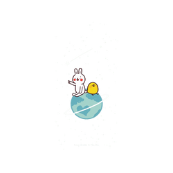 iPhone 7 / 8 / SE / SE2 Mod NX  懶散兔與啾先生 小宇宙