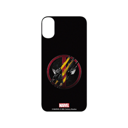 犀牛盾SolidSuit手機殼 - iPhone XS - 【聯名設計款】 - 迪士尼-漫威 Marvel - 死侍與金鋼狼-Logo