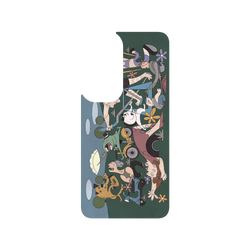 Galaxy S24 FE Clear Case (MagSafe 兼容) Incrediville 怪奇事物所 公園裡的格爾尼卡