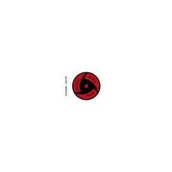 犀牛盾AirPods 4 - 【聯名設計款】 - 火影忍者 Naruto - LOGO系列-鼬萬花筒寫輪眼