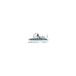 犀牛盾AirPods 4 - 【聯名設計款】 - Snoopy 史努比 - 滑水高手