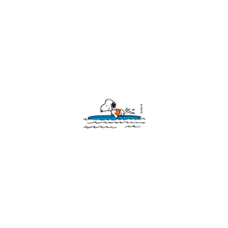 犀牛盾AirPods Pro 3 - 【聯名設計款】 - Snoopy 史努比 - 滑水高手