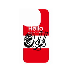 iPhone 15 Pro 犀牛盾AirX聯名設計款防摔背蓋手機殼 BOUNCE - HELLO MY NAME IS BOUNCE