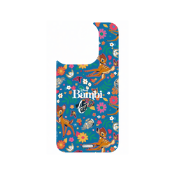 iPhone 15 Pro 犀牛盾AirX聯名設計款防摔背蓋手機殼 迪士尼-經典系列 Disney Classics - 小鹿斑比 Bambi - Flower Pattern
