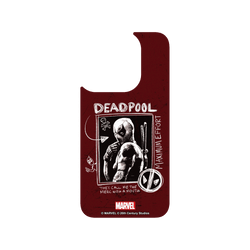 iPhone 15 Pro 犀牛盾AirX聯名設計款防摔背蓋手機殼 迪士尼-漫威 Marvel - 死侍-Deadpool 3 圖畫風
