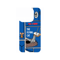 iPhone 15 Pro 犀牛盾AirX聯名設計款防摔背蓋手機殼 湯姆貓與傑利鼠 Tom and Jerry - The Flying Cat