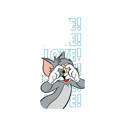 iPhone 15 Pro 犀牛盾AirX聯名設計款防摔背蓋手機殼 湯姆貓與傑利鼠 Tom and Jerry - 湯姆貓愛心
