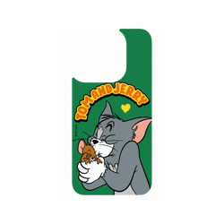 iPhone 15 Pro 犀牛盾AirX聯名設計款防摔背蓋手機殼 湯姆貓與傑利鼠 Tom and Jerry - 相親相愛