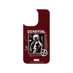 iPhone 16 犀牛盾AirX聯名設計款防摔背蓋手機殼 迪士尼-漫威 Marvel - 死侍-Deadpool 3 圖畫風