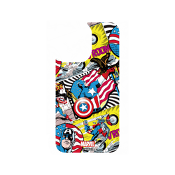 iPhone 16 犀牛盾AirX聯名設計款防摔背蓋手機殼 迪士尼-漫威 Marvel - 美國隊長-漫畫風格
