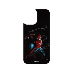 iPhone 16 Plus 犀牛盾AirX聯名設計款防摔背蓋手機殼 迪士尼-漫威 Marvel - 蜘蛛人-準備行動