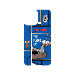 iPhone 16 Plus 犀牛盾AirX聯名設計款防摔背蓋手機殼 湯姆貓與傑利鼠 Tom and Jerry - The Flying Cat