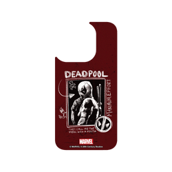 iPhone 16 Pro 犀牛盾AirX聯名設計款防摔背蓋手機殼 迪士尼-漫威 Marvel - 死侍-Deadpool 3 圖畫風