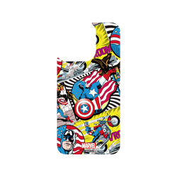 iPhone 16 Pro Max 犀牛盾AirX聯名設計款防摔背蓋手機殼 迪士尼-漫威 Marvel - 美國隊長-漫畫風格