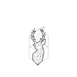 犀牛盾AirX手機殼 - iPhone 17e - 【獨家設計款】 - 幾何-北歐系列/黑鹿