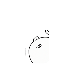 iPhone 17e 犀牛盾AirX聯名設計款防摔背蓋手機殼 Ugly Rabbit 醜白兔 - 大臉經典款