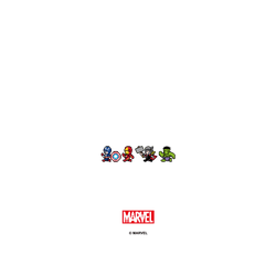iPhone 17e 犀牛盾AirX聯名設計款防摔背蓋手機殼 迪士尼-漫威 Marvel - 漫威英雄-8Bit版