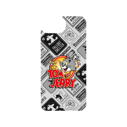 iPhone 17e 犀牛盾AirX聯名設計款防摔背蓋手機殼 湯姆貓與傑利鼠 Tom and Jerry - 貼紙系列 - 復古LOGO