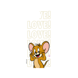 iPhone 17e 犀牛盾AirX聯名設計款防摔背蓋手機殼 湯姆貓與傑利鼠 Tom and Jerry - 傑利鼠愛心