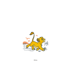 iPhone 17e 犀牛盾AirX聯名設計款防摔背蓋手機殼 Disney - Lion King 迪士尼-獅子王 - 辛巴成長中