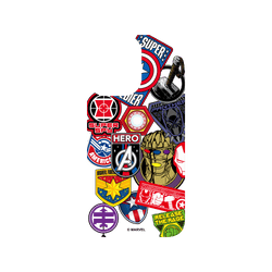 iPhone 17 犀牛盾AirX聯名設計款防摔背蓋手機殼 迪士尼-漫威 Marvel - 漫威英雄-貼紙系列